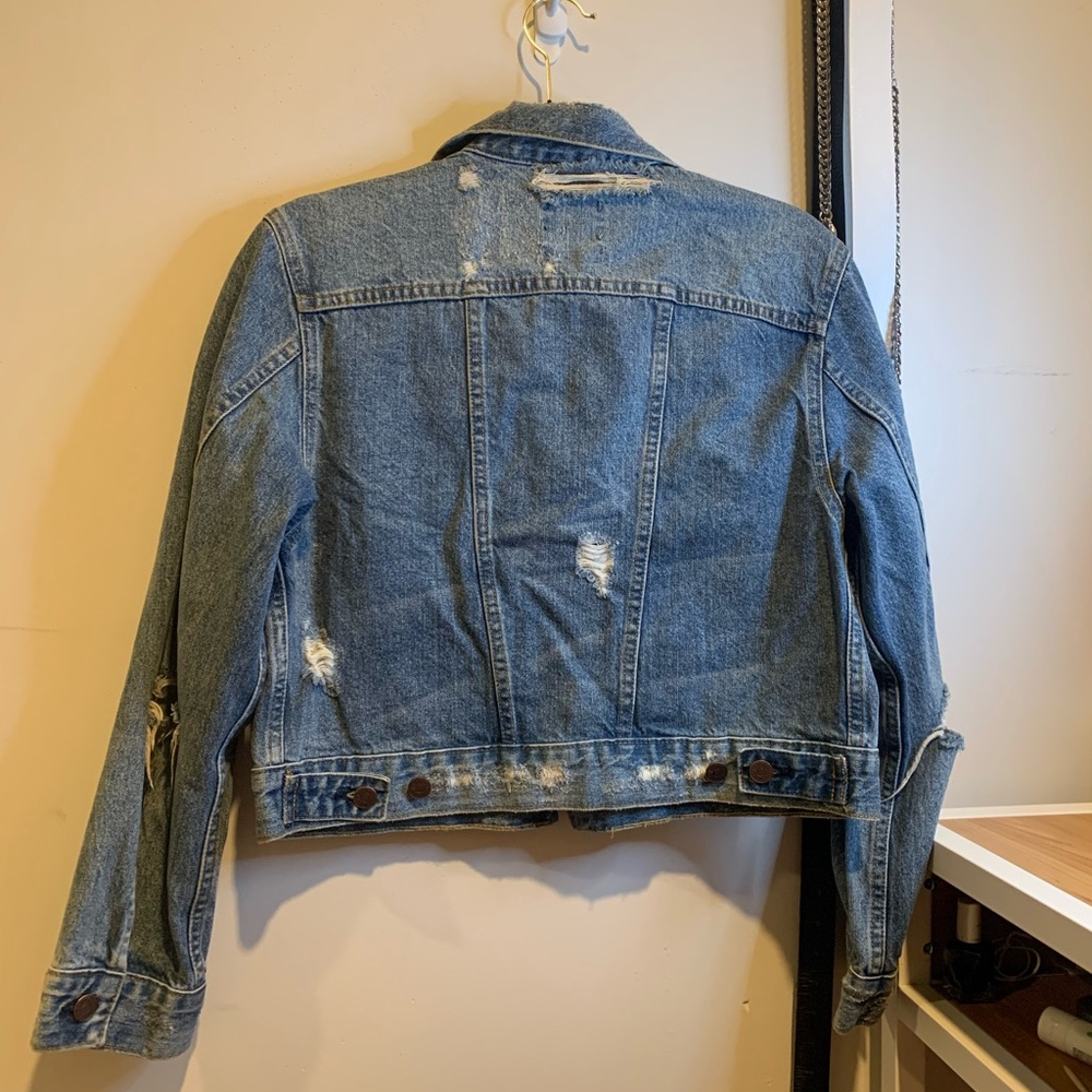 BDG Ripped Denim Jacket - Picture 2 of 5